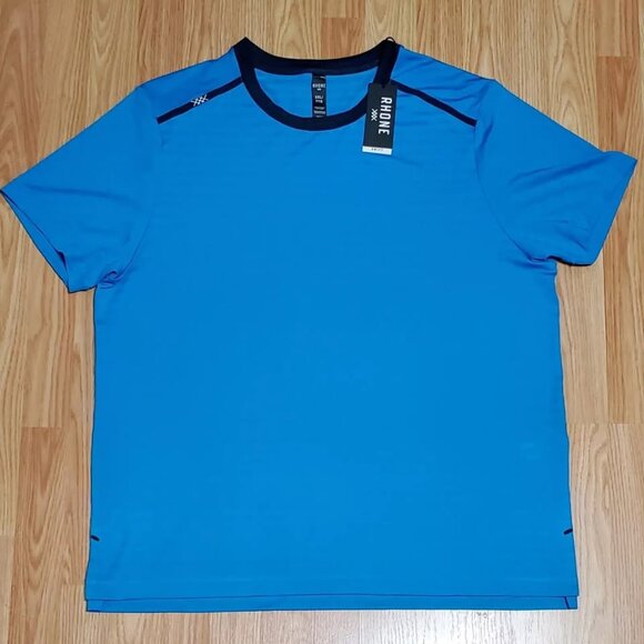 Rhone Swift - Ice Blue - Short Sleeve Gym Shirt - Picture 3 of 4